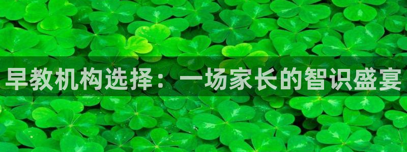 天狮娱乐 彩票：早教机构选择：一场家长的智识盛宴