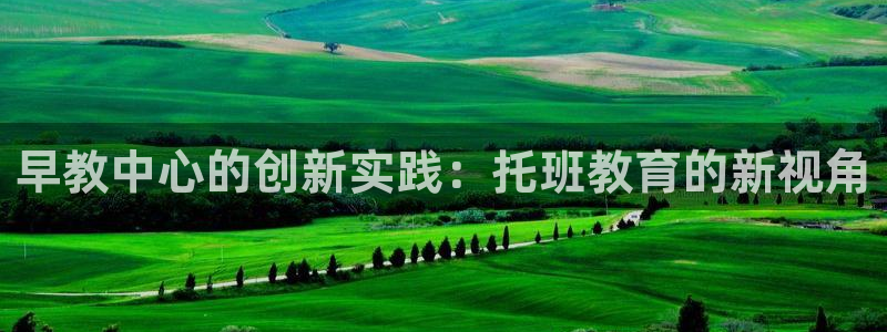 天狮娱乐d 判官：早教中心的创新实践：托班教育的新视角