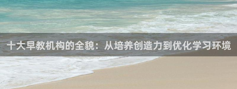 天狮娱乐平台找谁：十大早教机构的全貌：从培养创造力到优化学习环境