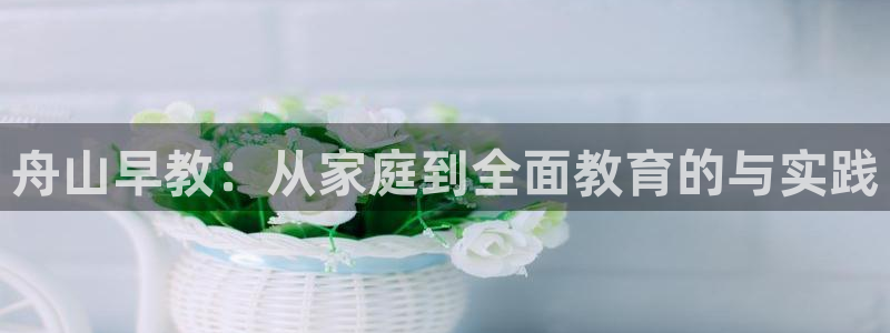 天狮娱乐多：舟山早教：从家庭到全面教育的与实践