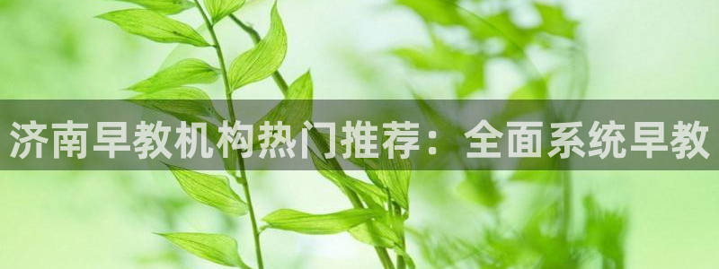 天狮娱乐无法登录怎么办:济南早教机构热门推荐:全面系统早教