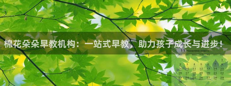 天狮娱乐bd33net广告:棉花朵朵早教机构:一站式早教,助力孩子成长与进步!